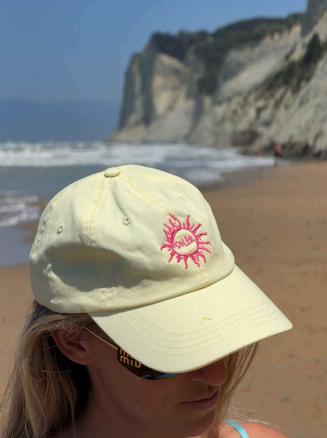 "Le Soleil" Baseball Cap | Light Yellow