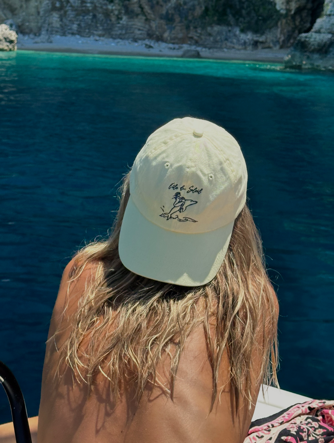 "Le Dauphin" Baseball Cap | Light Yellow