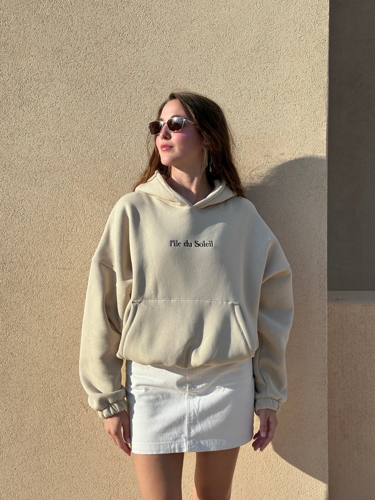 "La Sirèna" Hoodie | Beige