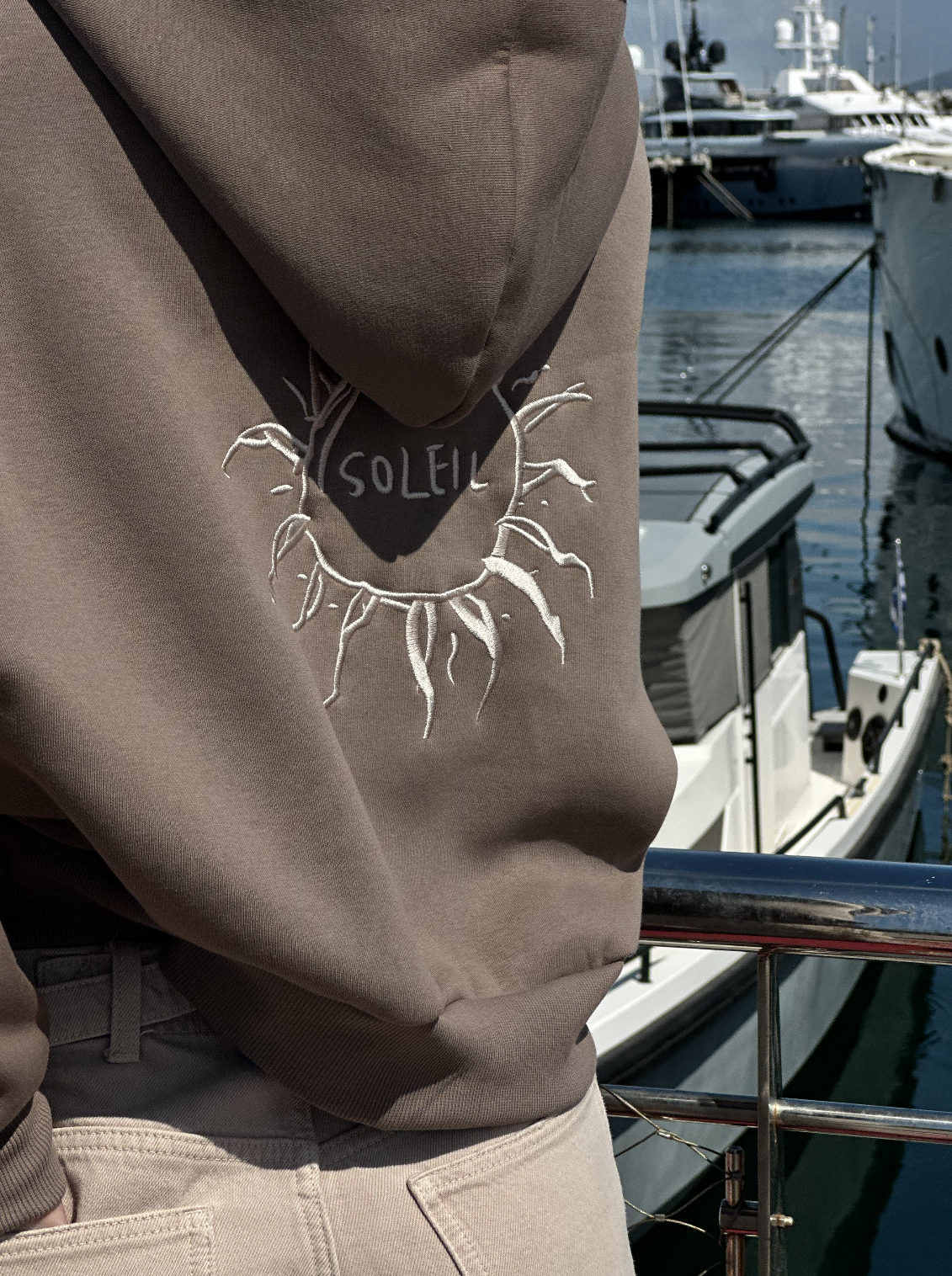 "Le Soleil" Cropped Jacket | Mocha