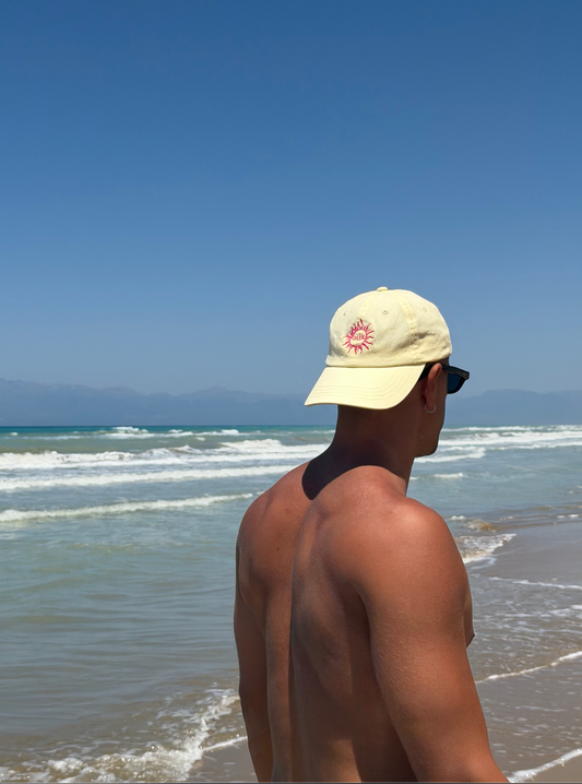 "Le Soleil" Baseball Cap | Light Yellow