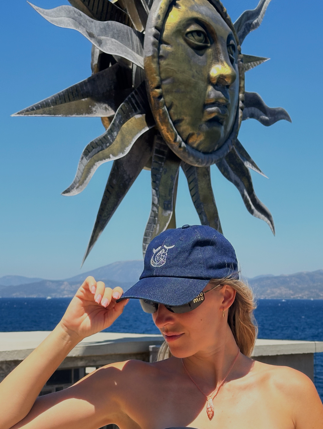 "La Sirèna" Baseball Cap | Denim