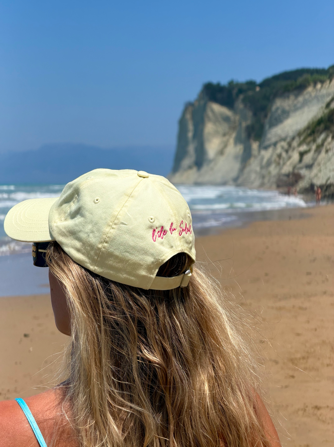 "Le Soleil" Baseball Cap | Light Yellow